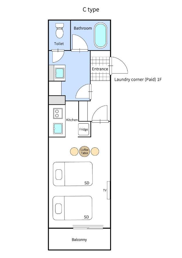 Aparthotel Rela HigashiMacudo Exteriér fotografie